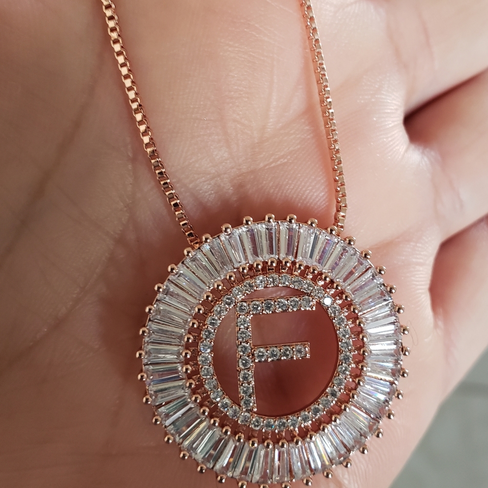 Initial (F) Necklace new